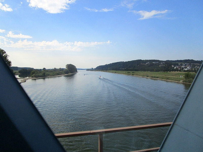 Bahnbrücke über die Donau zwischen Deggendorf und Plattling