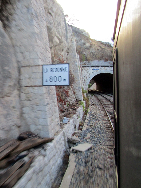 Tunnelstrecke an der Côte Bleue