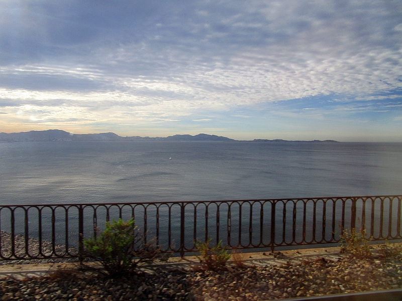 Fahrt an der Côte Bleue