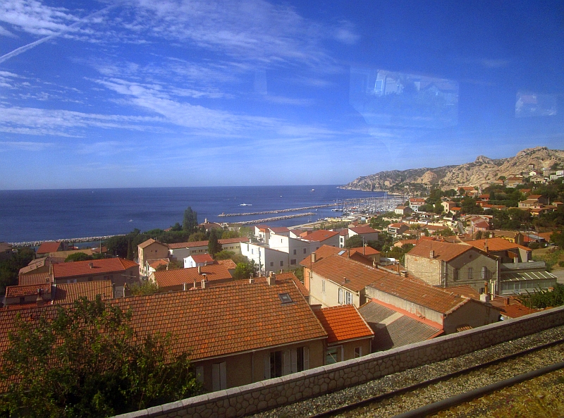 Fahrt durch das Stadtgebiet von Marseille