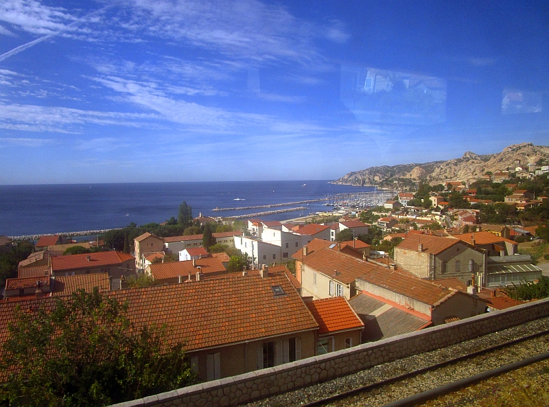 Fahrt durch das Stadtgebiet von Marseille