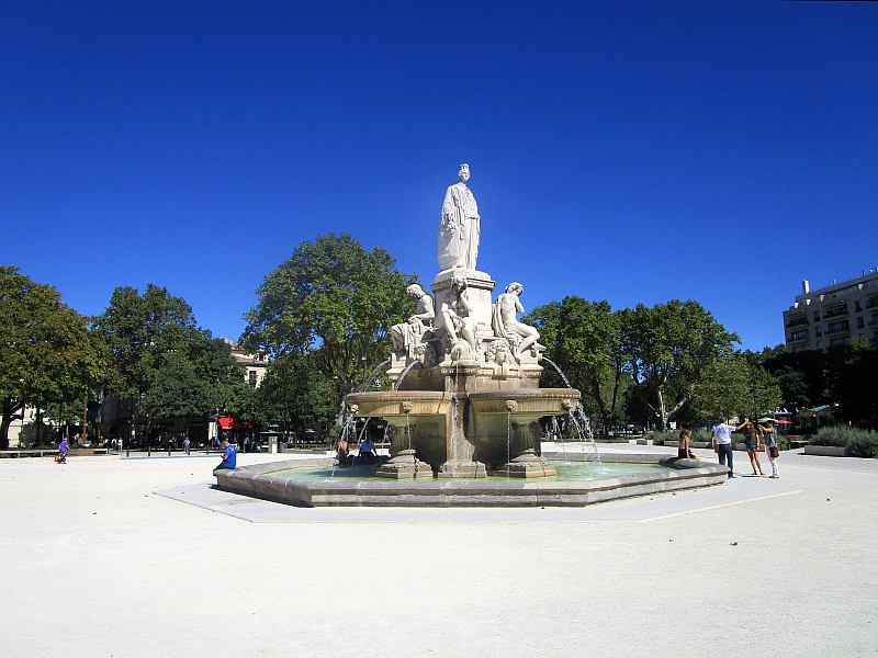 Fontaine Pradier in Nîmes