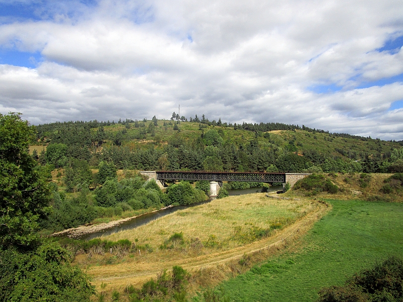 Abzweig der stillgelegten 'Ligne du Puy à Langogne'