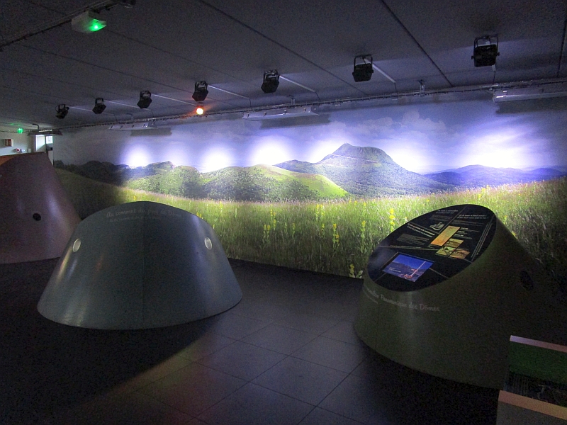 Ausstellung im Besucherzentrum der Panoramique des Dômes