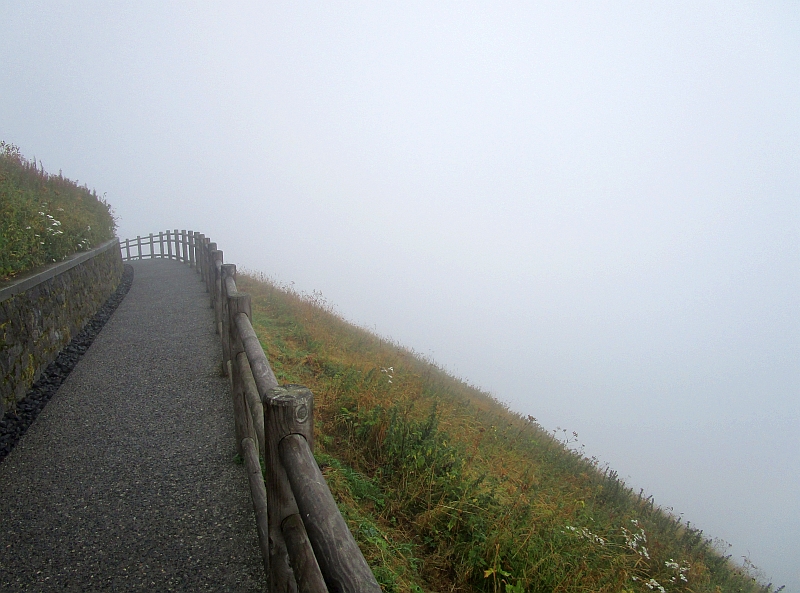 Nebel auf dem Gipfel des Puy de Dôme