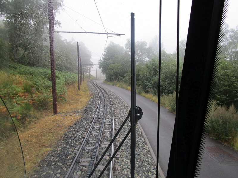 Talfahrt der 'Panoramique des Dômes'