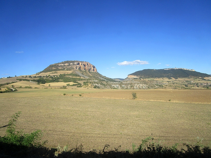 Bergformation Fontaneilles