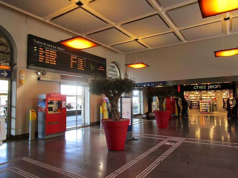 Empfangshalle Bahnhofs von Béziers