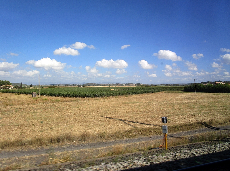 Fahrt von Béziers nach Narbonne