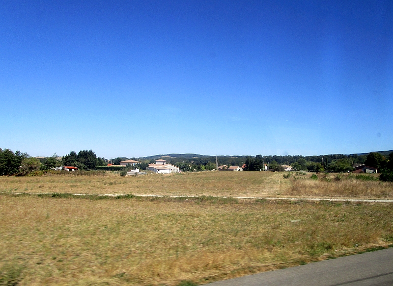 Unterwegs durch die Ebene in Richtung Pyrenäen