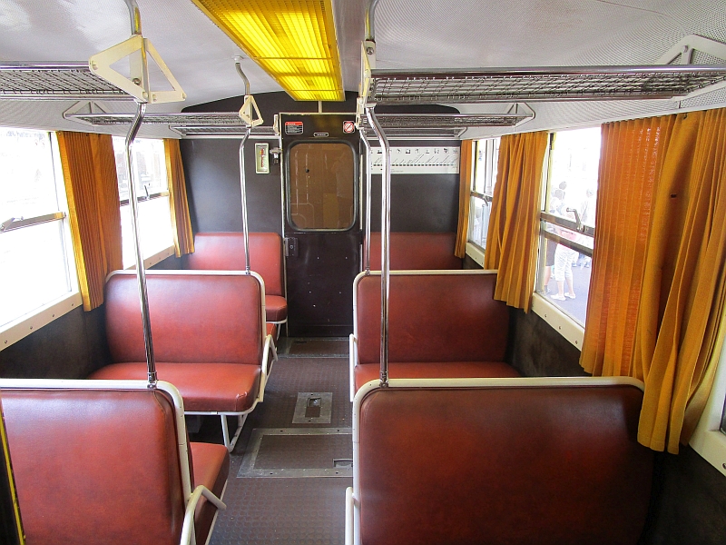 Innenbild Triebwagen des train jaune