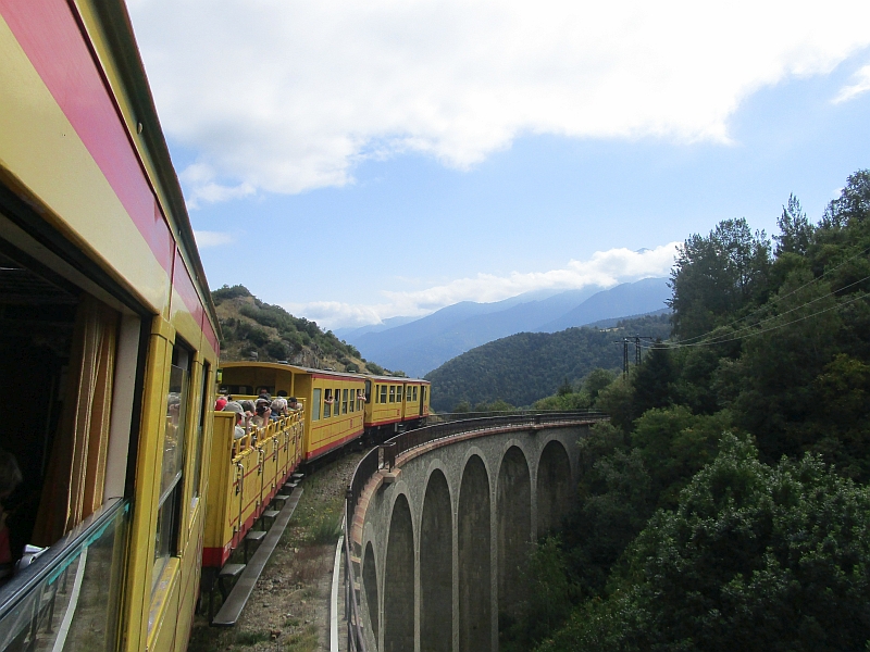 Talfahrt auf der Ligne de Cerdagne