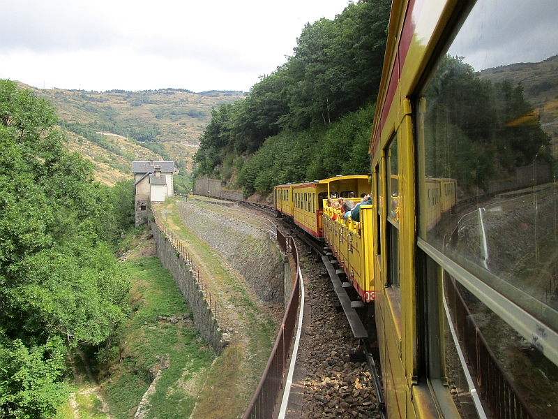 Talfahrt auf der Ligne de Cerdagne