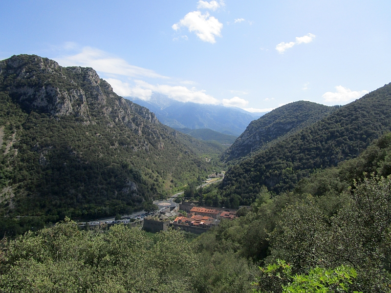 Blick von der Festung Fort Libéria