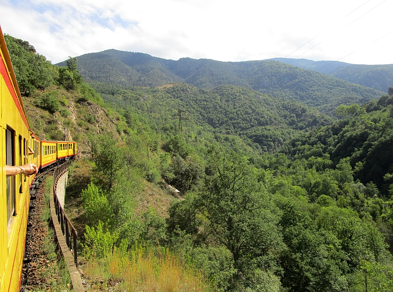 Bergfahrt mit dem train jaune