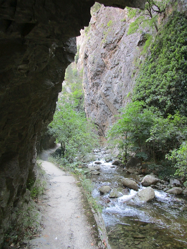 Eingang zur Schlucht Gorges de la Carança
