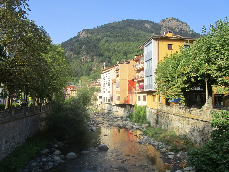 Fluss Freser in Ribes