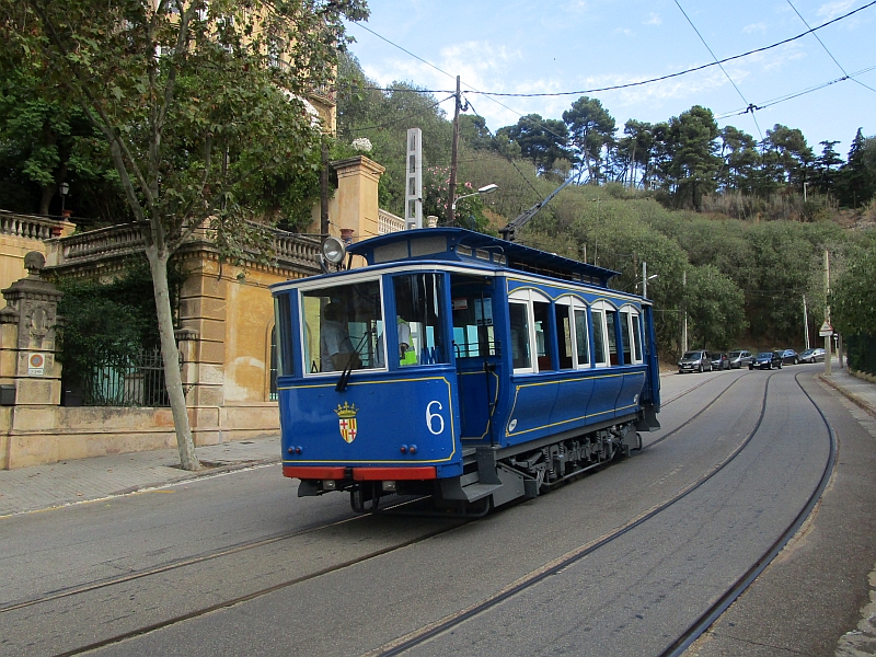 Straßenbahn Tramvia Blau Barcelona