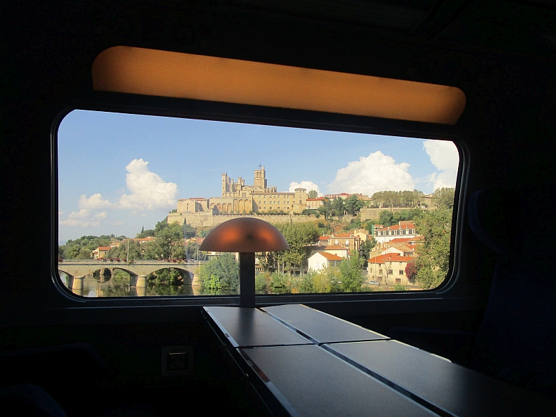 Blick auf Béziers mit der Kathedrale St. Nazaire