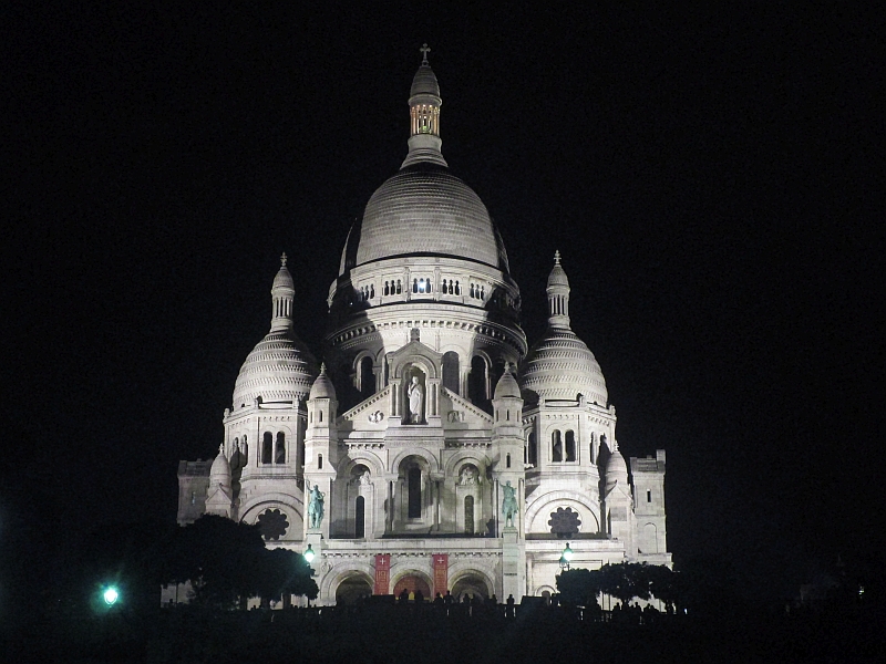 Basilika Sacré-C�ur de Montmartre bei Nacht