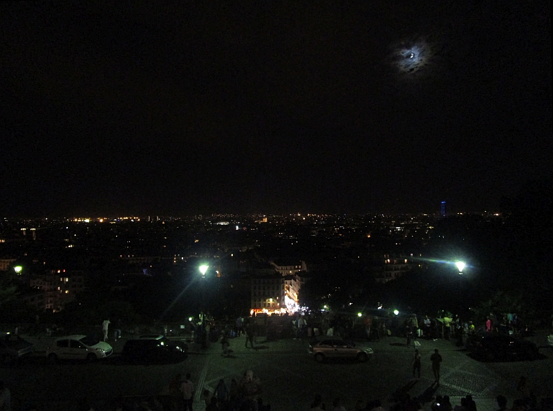 Blick über das nächtliche Paris