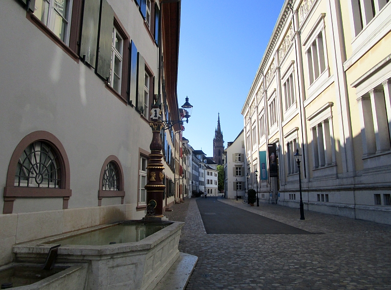 Spaziergang durch die Altstadt von Basel