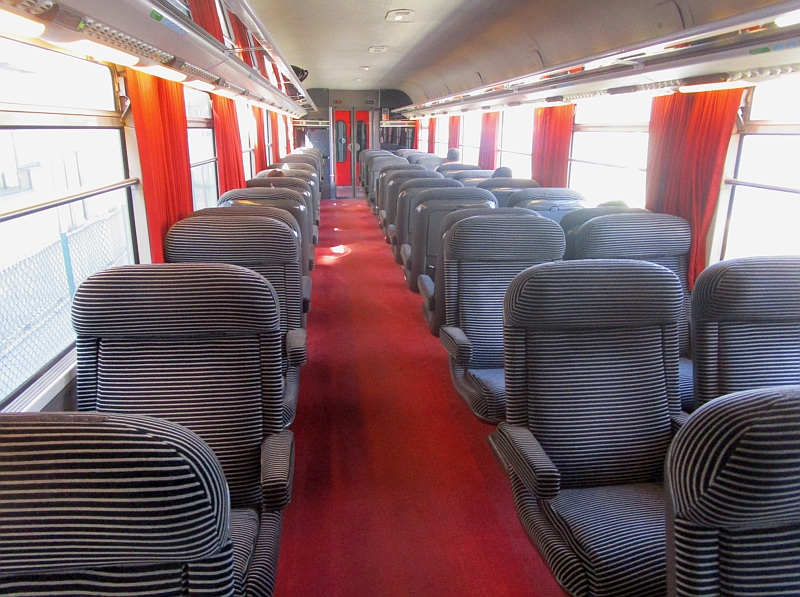 Erste-Klasse-Wagen im TER von Chambéry nach Lyon