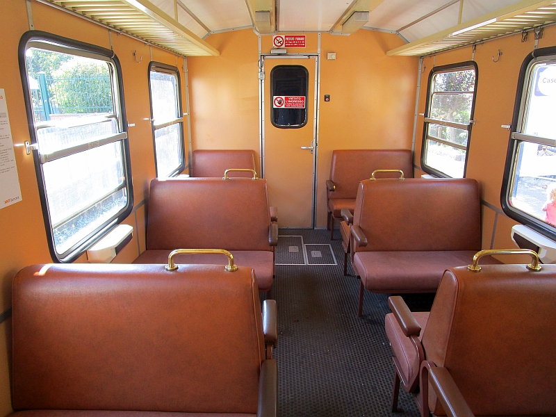 Innenbild Triebwagen A11 der Ferrovia Genova-Casella