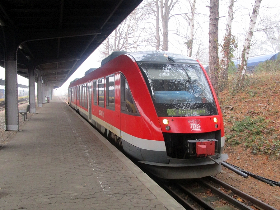 LINT-Triebzug nach der Ankunft in Bad Harzburg
