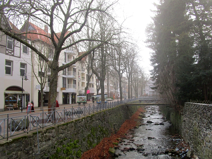Fluss Radau in der Innenstadt von Bad Harzburg