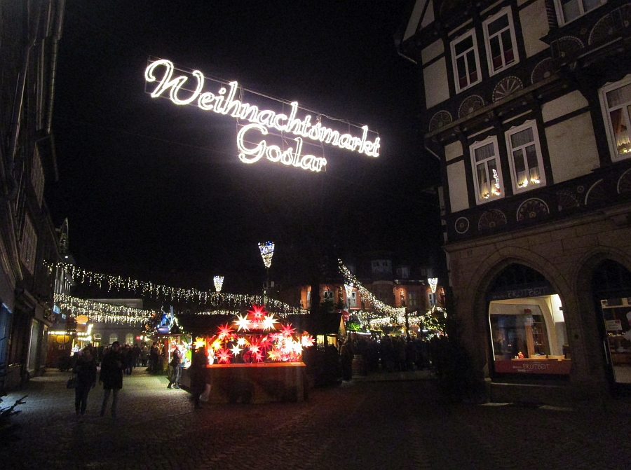 Weihnachtsmarkt auf dem Marktplatz Goslar