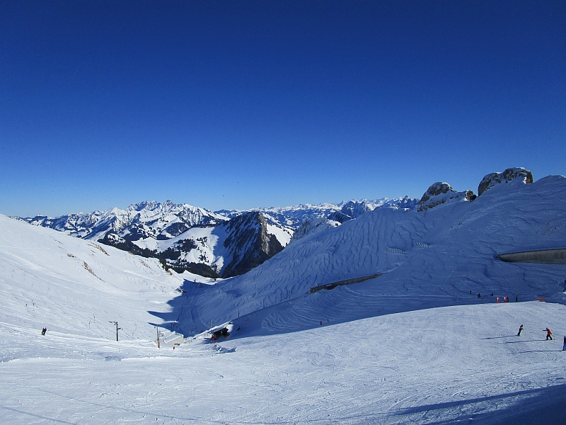 Skigebiet am Rochers de Naye