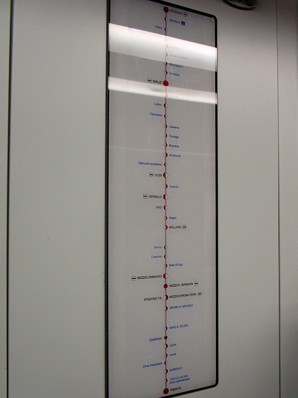 Haltestellenplan der Nonstalbahn