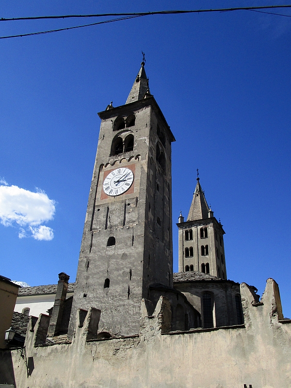 Türme der Kathedrale von Aosta