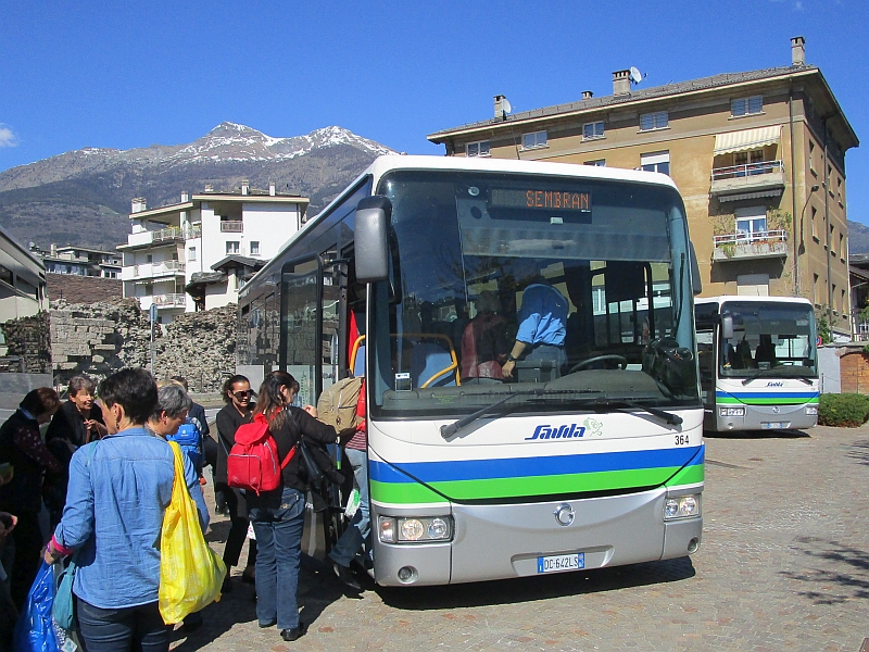 Bus von Aosta nach Sembrancher