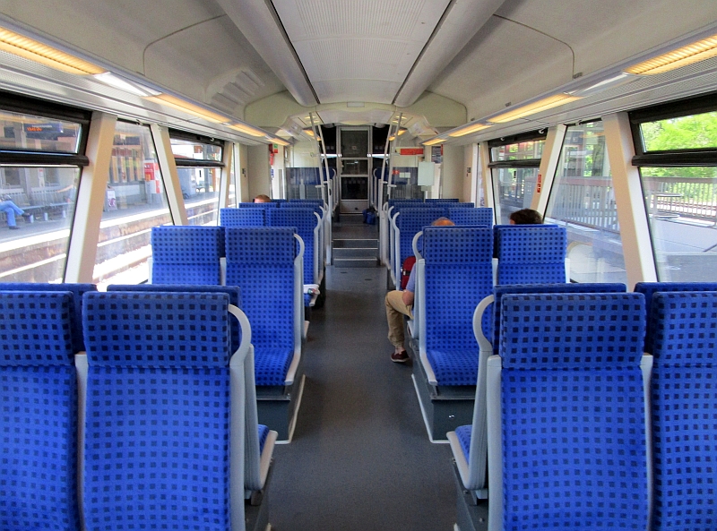 Innenraum Regio-Shuttle-Triebwagen der DB