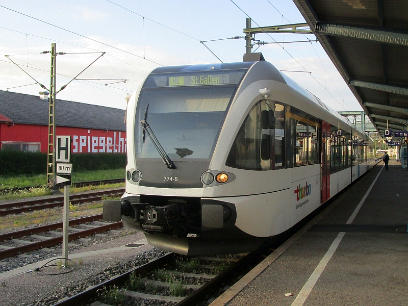 Regio-Express von Konstanz nach St. Gallen