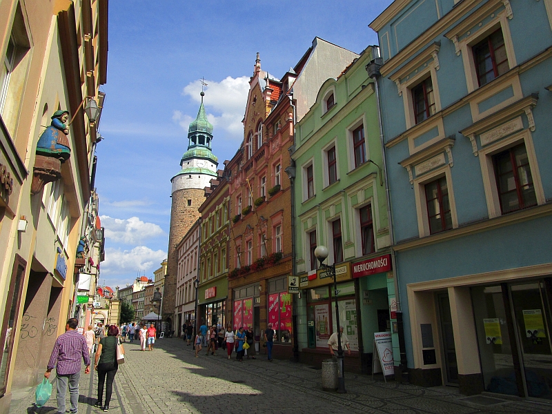 Altstadt von Jelenia Góra (Hirschberg) mit der Annakapelle