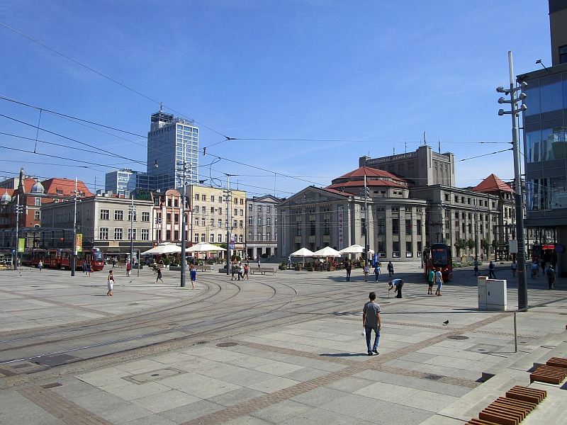 Schlesisches Theater am Ring von Kattowitz