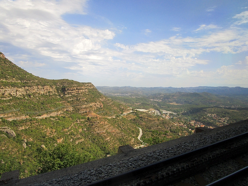 Bergfahrt mit der Cremallera de Montserrat