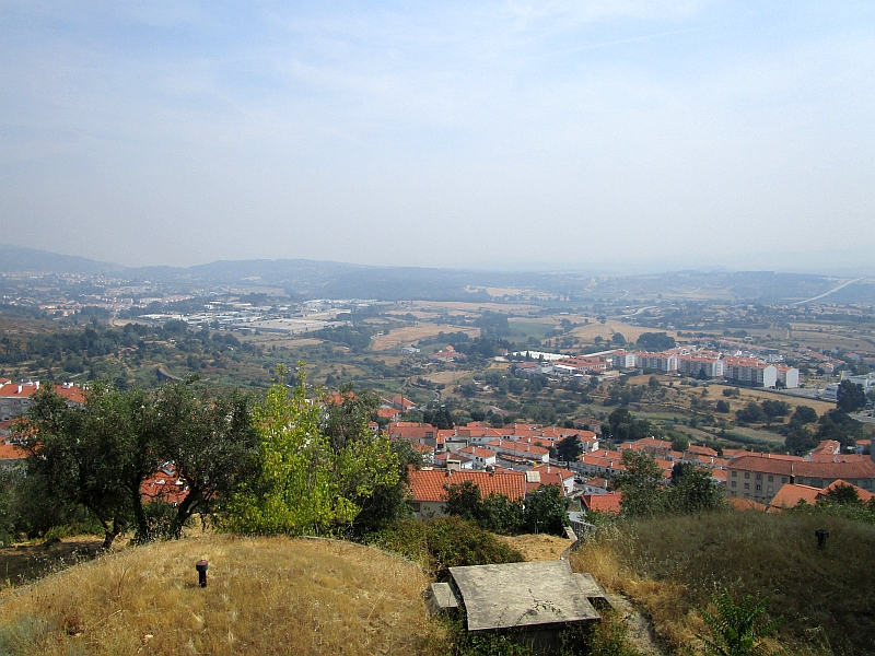 Blick von Covilhã auf die Umgebung