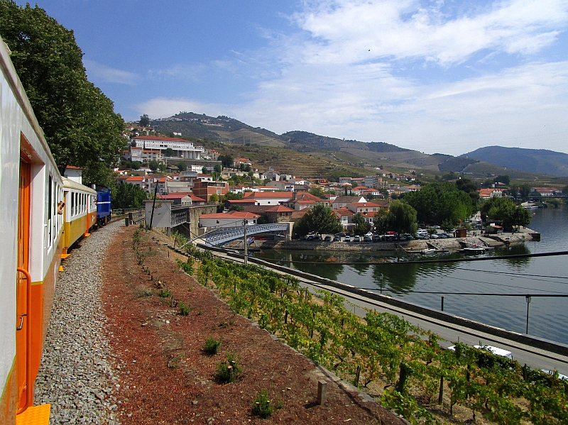 Fahrt über den Rio Pinhão