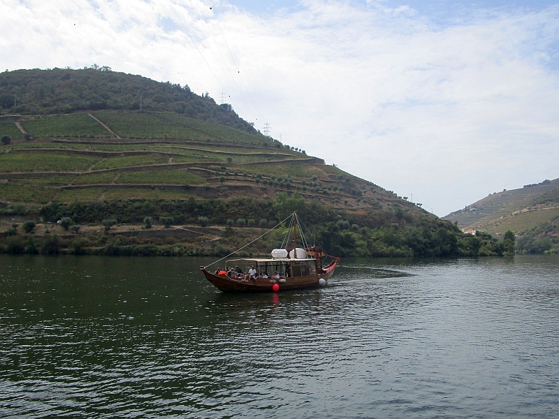 Rabelo-Boot auf dem Douro