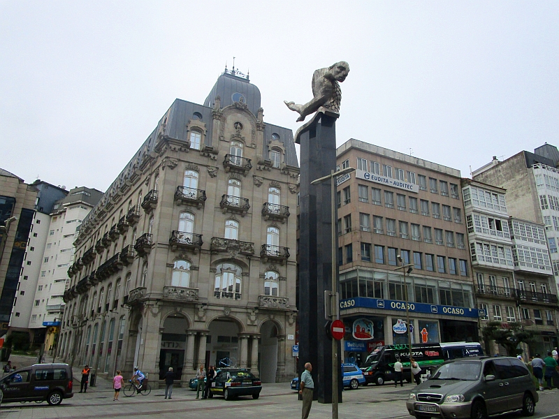 Skulptur El Sireno in Vigo