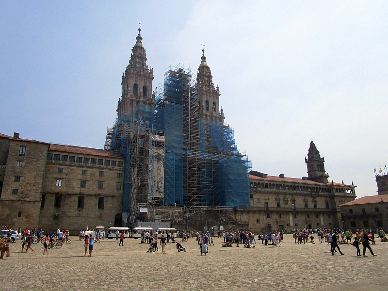 Westfassade der Kathedrale von Santiago de Compostela