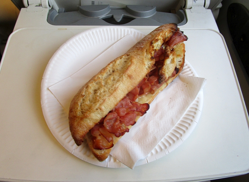 Baguette aus dem Bordbistro der Renfe