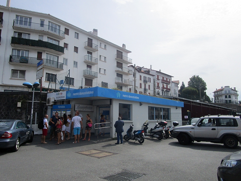 Endstation der Metro Donostialdea in Hendaye