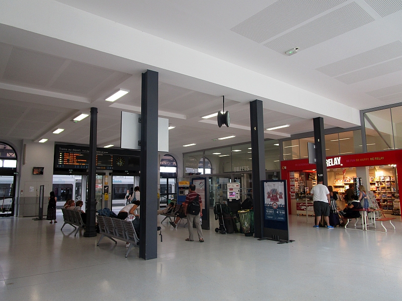 Empfangshalle Bahnhof Hendaye