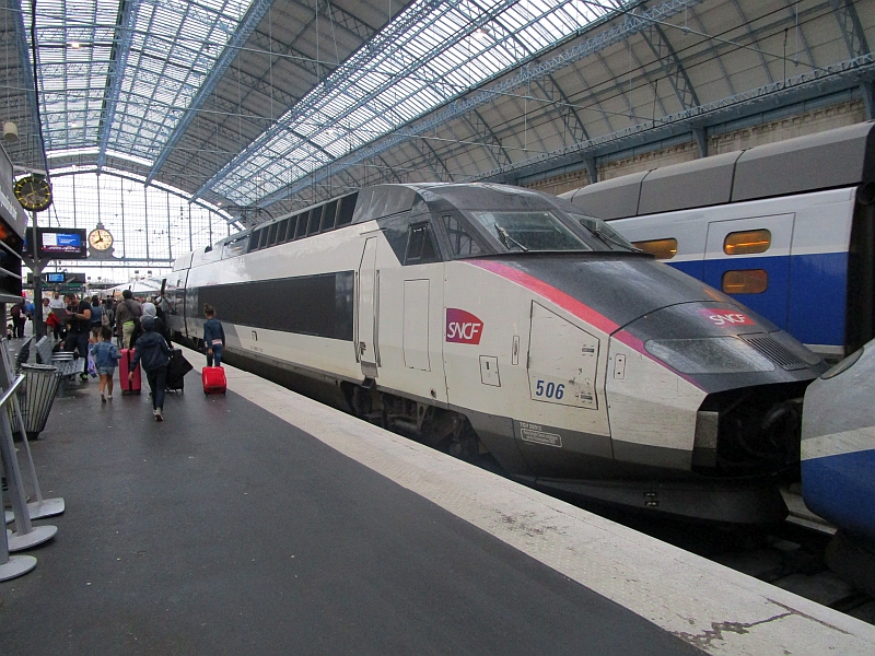 TGV-Zug von Bordeaux nach Strasbourg