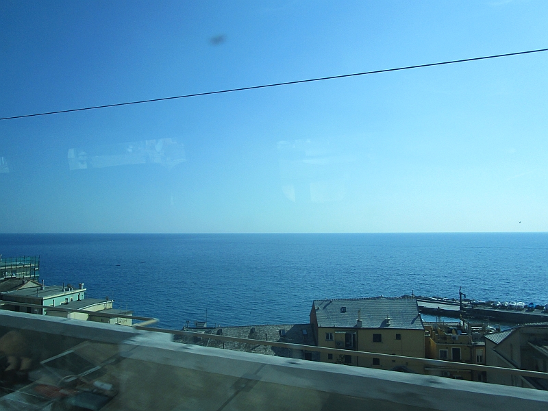 An der Küste des Ligurischen Meers